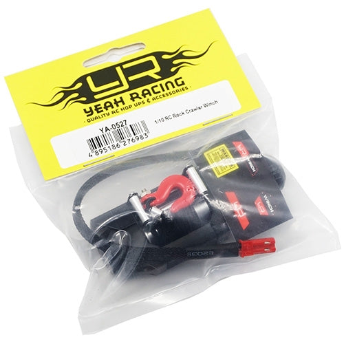 Yeah Racing 1/10 Scale RC Rock Crawler Winch Black