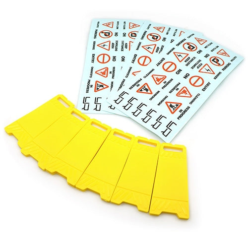 Yeah Racing 1/10 Scale Traffic Sign Accessory 6pcs