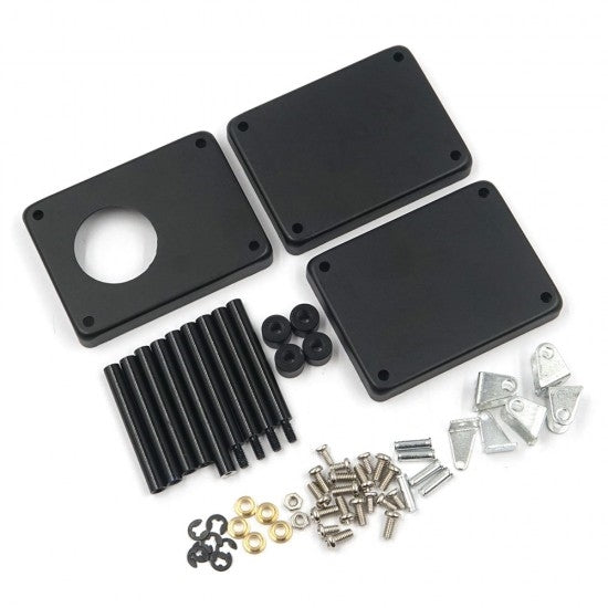 Yeah Racing 1/10 Scale 3-Tiered Rolling Metal Cart - Black