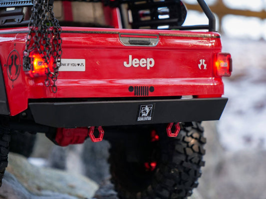 ScalerFab SCX10 III Jeep Gladiator Rear Bumper with Shackle Mounts
