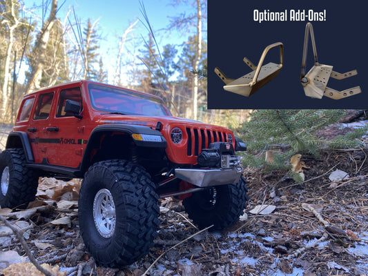 ScalerFab SCX10 III Jeep Wrangler JLU / Gladiator Winch Front Bumper with Shackle Mounts