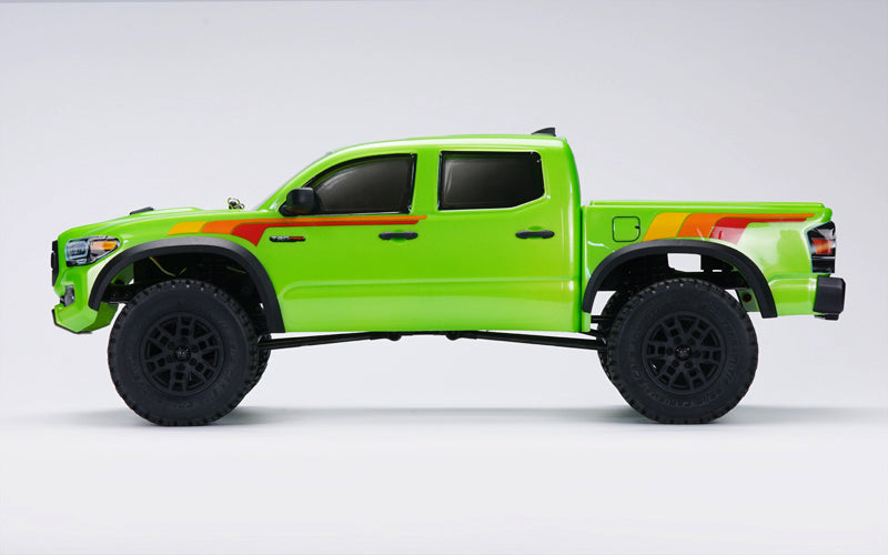 Carisma SCA-1E 2.1 Toyota Tacoma TRD Pro 1/10 4WD Electric Rolling Chassis - Lime Yellow