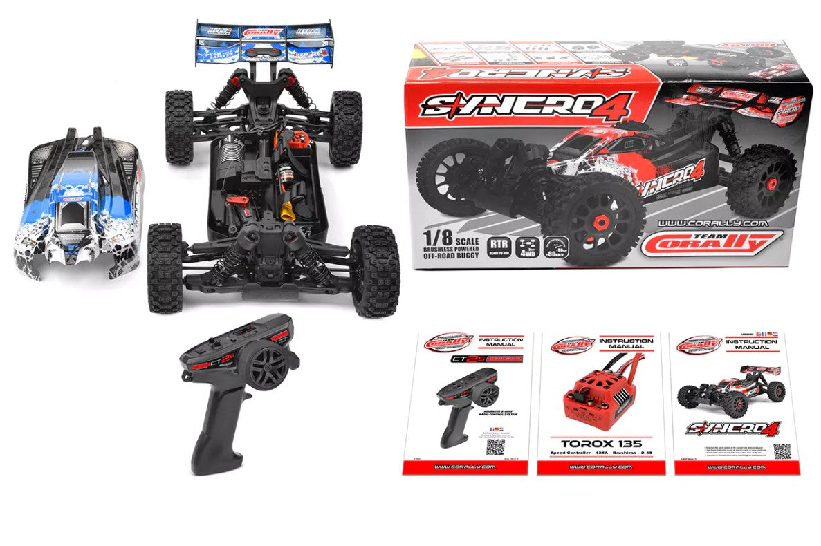 Team Corally Syncro-4 1/8 4S 4WD Off-Road Buggy Brushless RTR