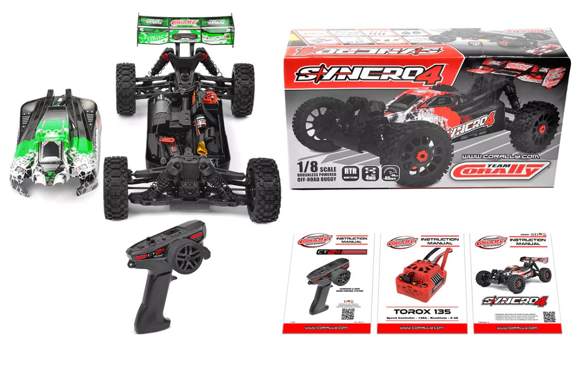 Team Corally Syncro-4 1/8 4S 4WD Off-Road Buggy Brushless RTR