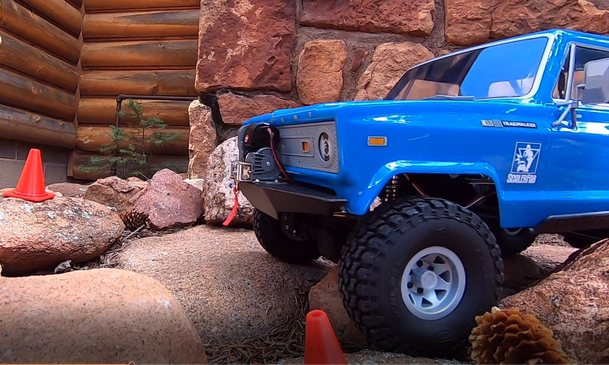 ScalerFab Enduro Trailwalker Full-Size Winch Front Bumper with Stinger