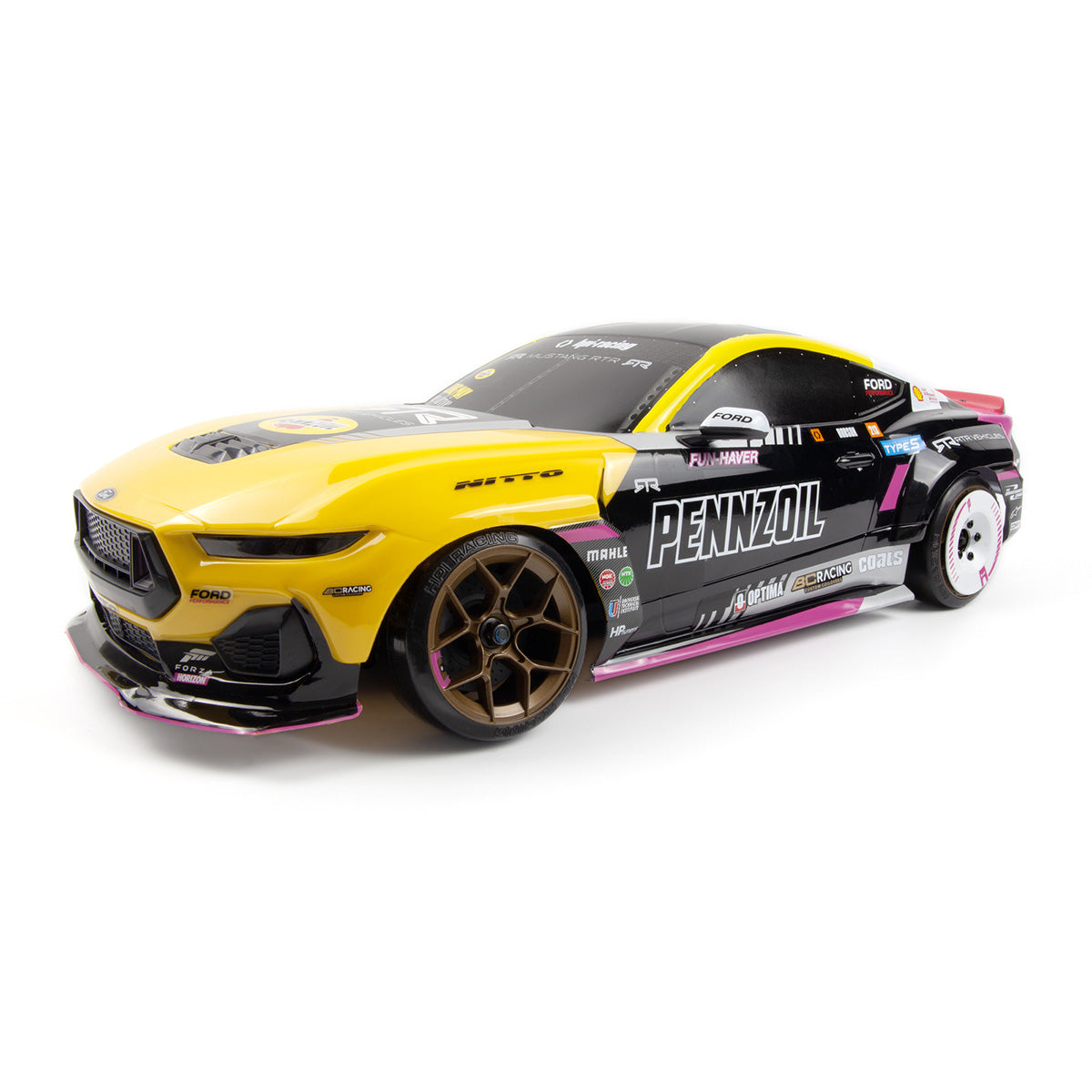 HPI Racing Stage-D10 Ford Mustang GT S650 1/10 RWD Drift Car RTR - B. Hobson