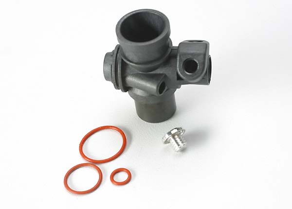 Traxxas Carburetor body/ fuel inlet plug/ 5x.9mm O-ring (1-each) (TRXﾮ 2.5, 2.5R, 3.3)
