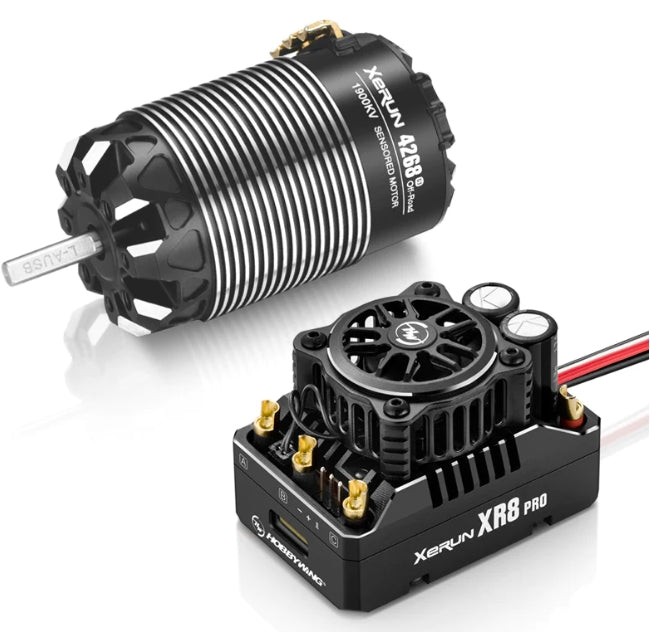 Hobbywing XeRun XR8 Pro G3 ESC with 4268SD G3 2200kV Motor Combo (4S)
