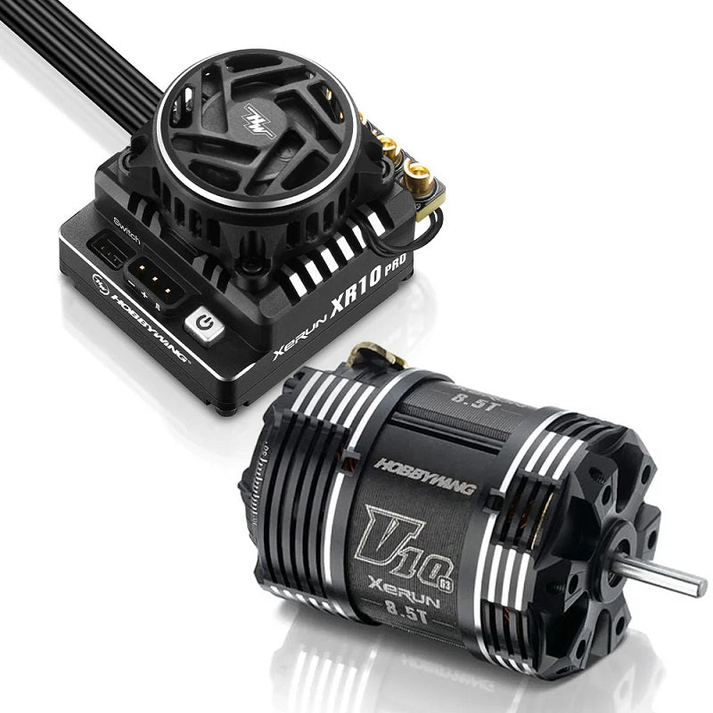 Hobbywing XeRun XR10 Pro G3 ESC with V10 G3 8.5T Modified Motor Combo