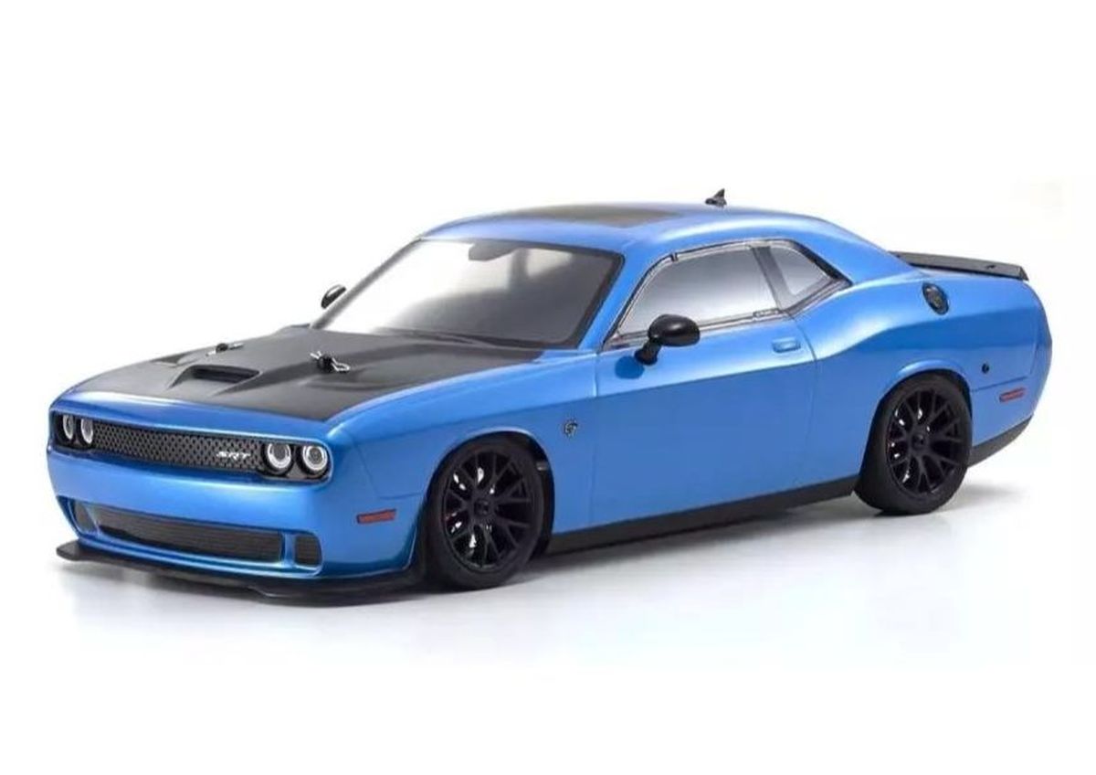 Kyosho Fazer Mk2 FZ02L Dodge Challenger SRT Hellcat 1/10 4WD Readyset - B5 Blue