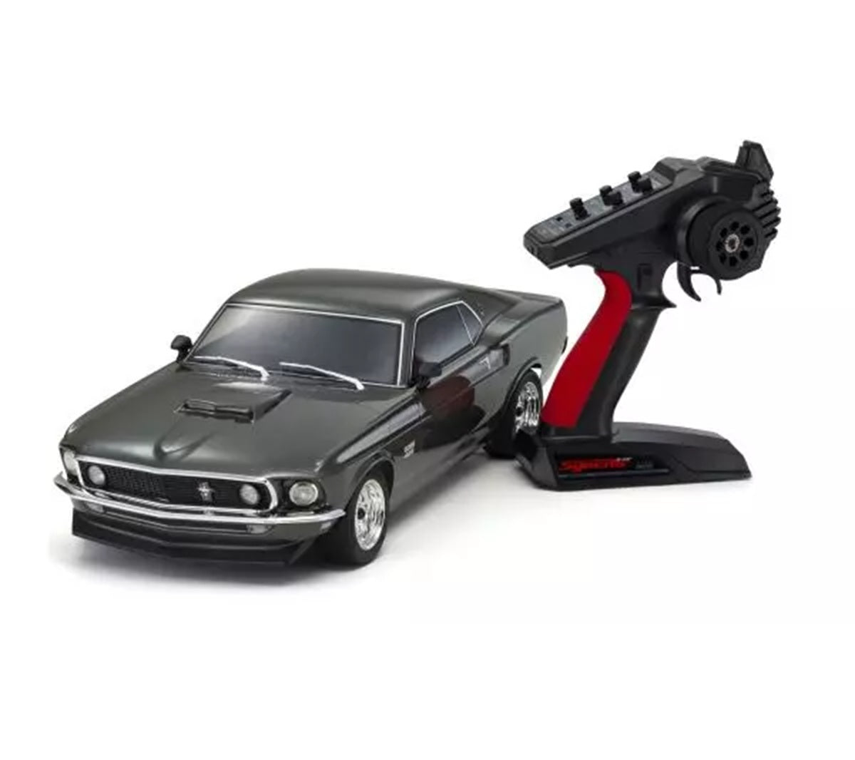 Kyosho Fazer Mk2 1969 Ford Mustang Boss 429 1/10 4WD Readyset - Black Jade