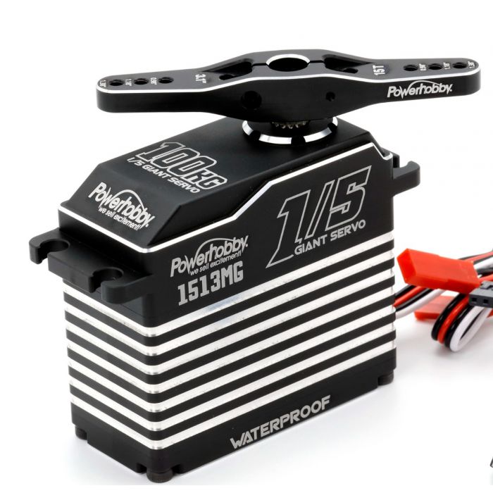 Powerhobby 1513MG 1/5 Aluminum Waterproof High Torque Brushless Servo (3S)