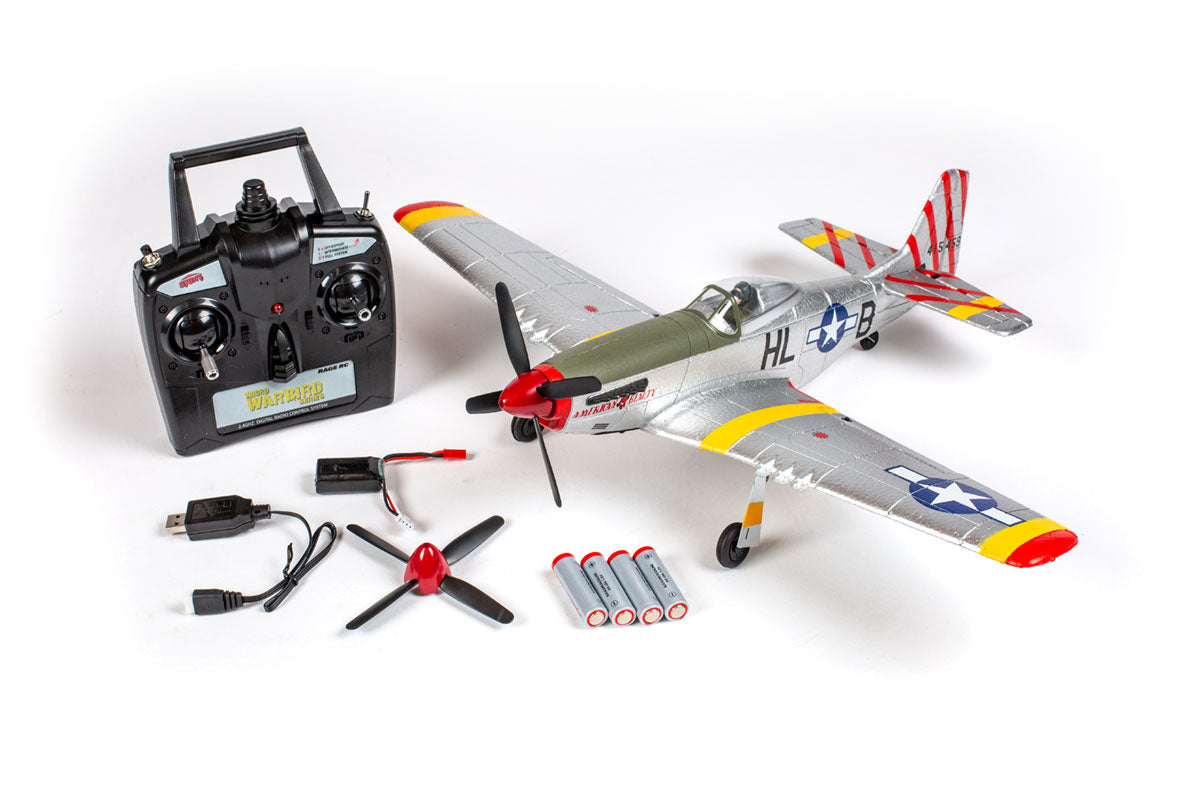 Rage RC P-51D 500mm Brushless Warbird RTF