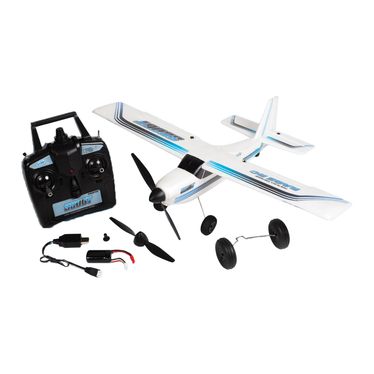 Rage RC Scout 500mm Brushless Airplane RTF