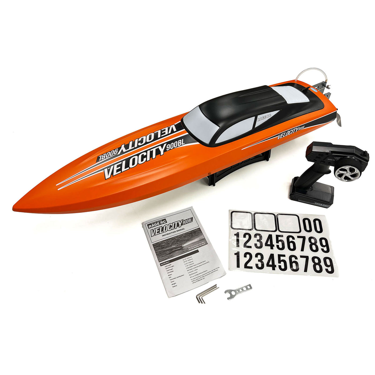 Rage RC Velocity 900BL Brushless Deep Vee Boat RTR