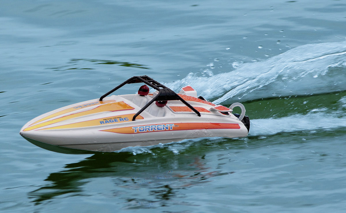 Rage RC Torrent 450BL Brushless Jet Boat RTR - Red