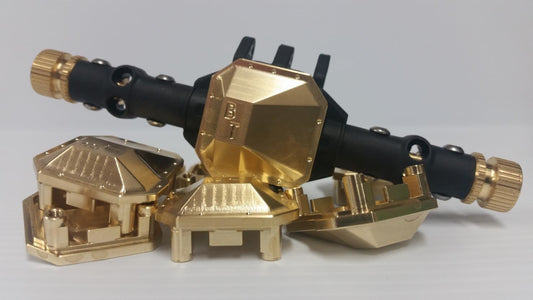 Beef Tubes SCX10 II / AR44 Differential Cover - Brass