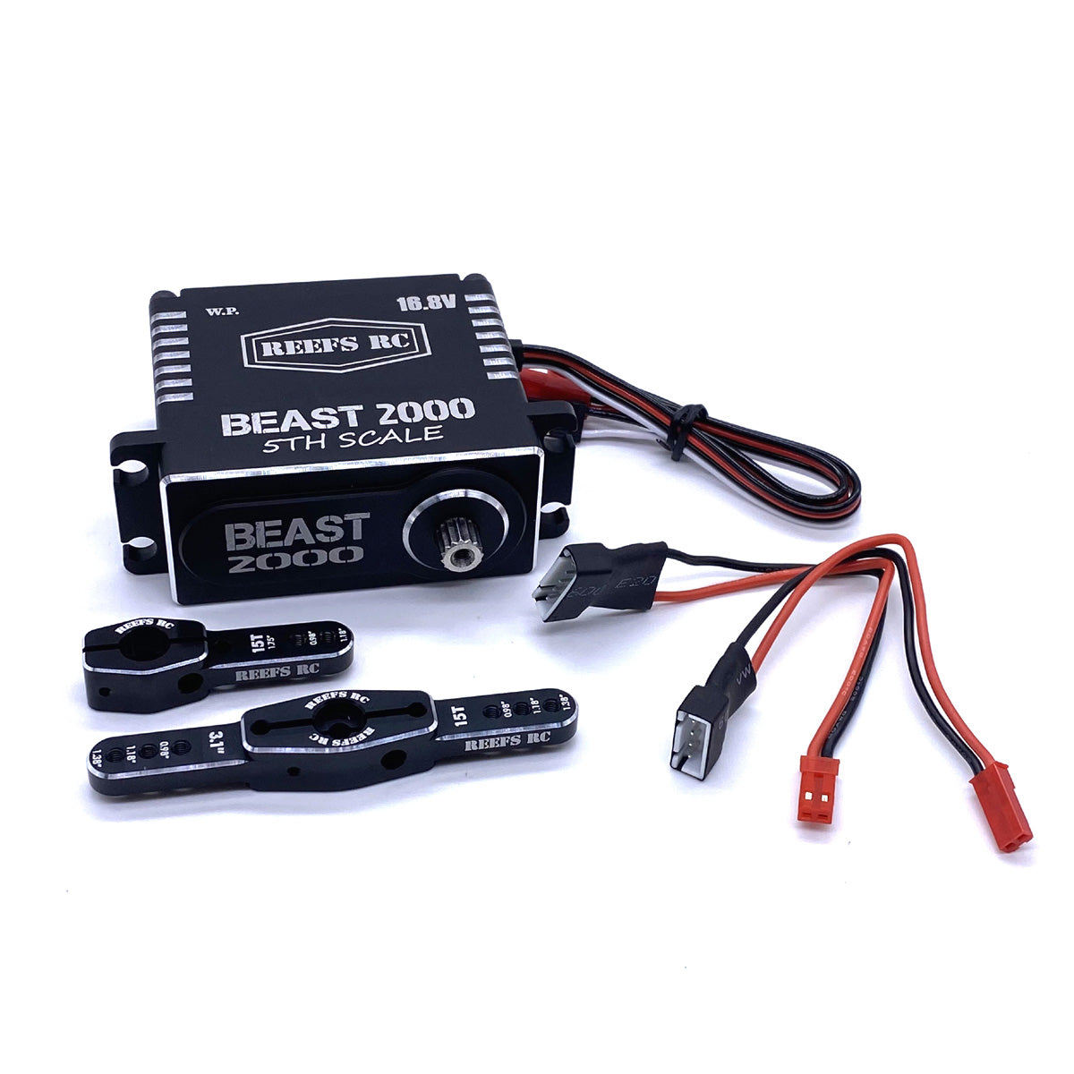 Reef's RC Beast 2000 1/5 Scale Servo with Aluminum Horns & LiPo