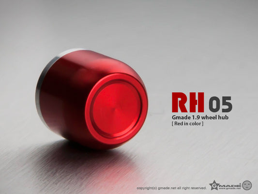 Gmade 1.9" RH05 Wheel Hubs (4) - Red
