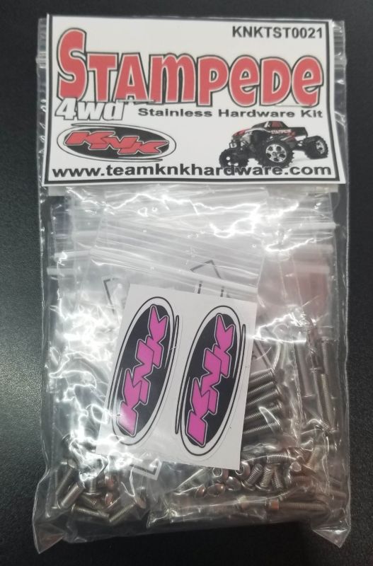 Team KNK Traxxas Stampede 4X4 Stainless Hardware Kit