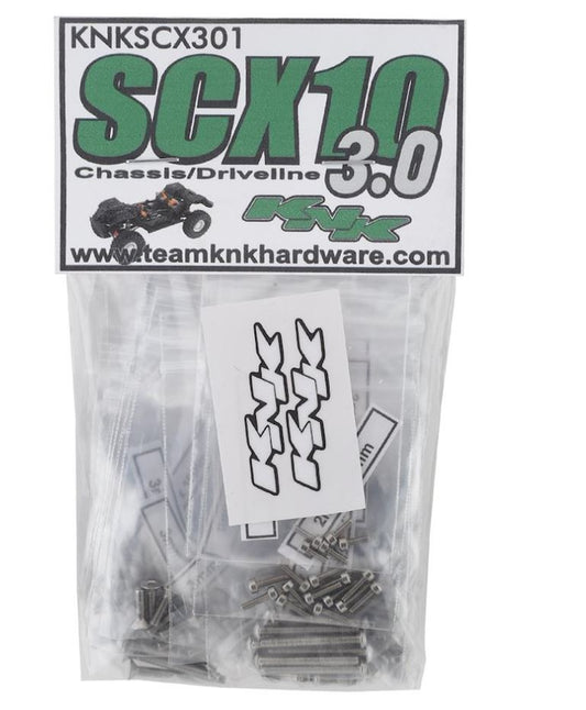 Team KNK Axial SCX10 III Chassis & Driveline Stainless Hardware Kit