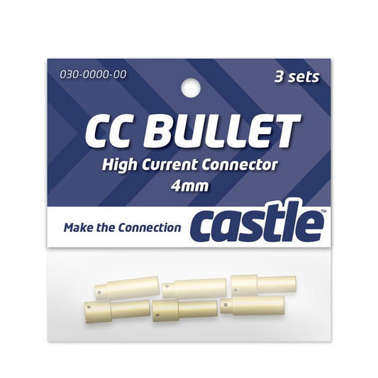 Castle Creations 4mm High Current CC Bullet Connector Set