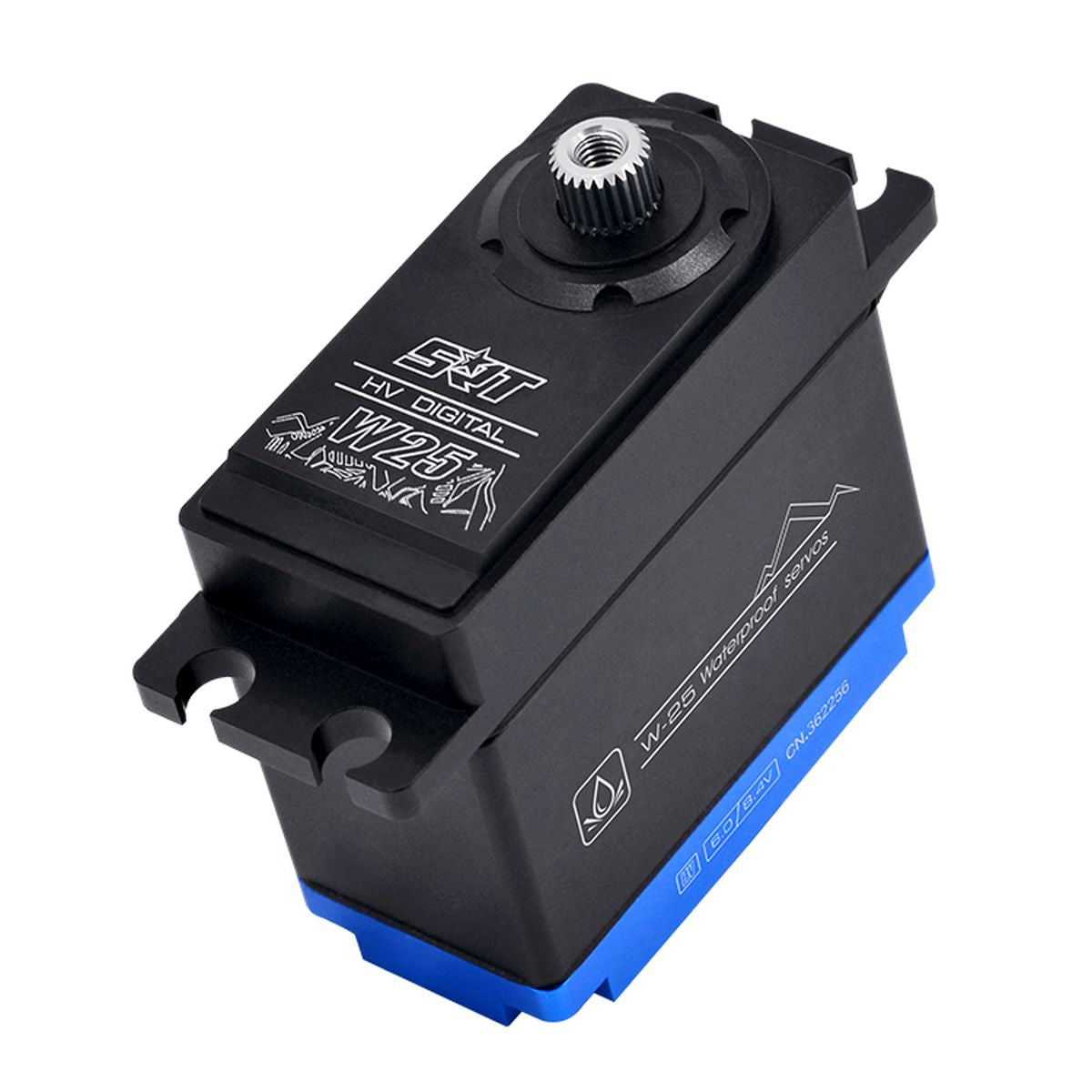 SRT W25 HV DC Digital Waterproof Servo (.14s / 347.2oz @ 7.4V)