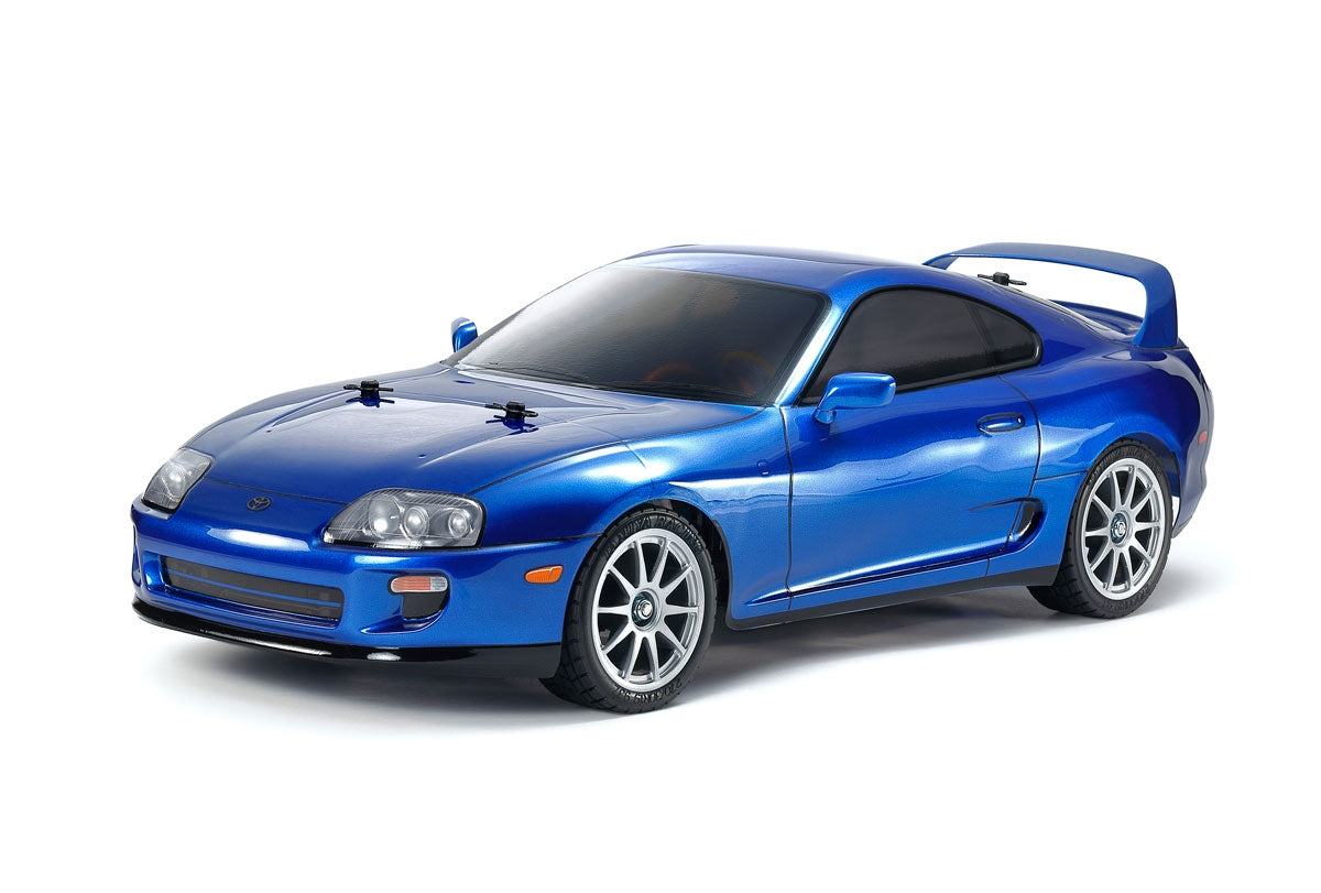 Tamiya Toyota Supra (JZA80) 1/10 Car Kit - Metallic Blue Painted Body