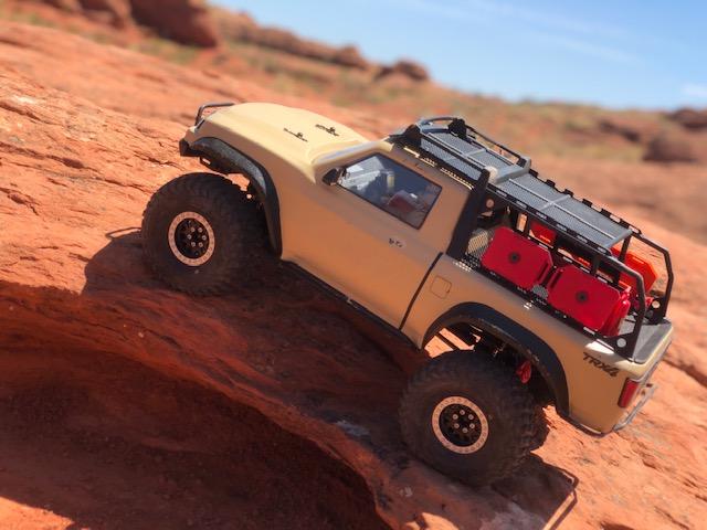 ScalerFab Rock Sliders for TRX-4 Sport and Redcat Gen 8 Scout II